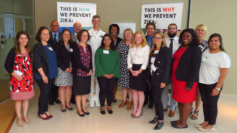 In June, a group of global health advocates led by the Global Health Council, Global Health Technologies Coalition, and PATH visited the CDC headquarters in Atlanta, Georgia, to learn more about the agency’s work in global health. Photo: PATH.